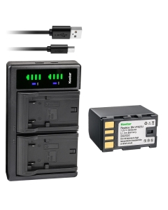 Kastar 1-Pack BN-VF823 Battery and LTD2 USB Charger Replacement for JVC GZ-HM400 GZ-HM400AC GZ-HM400-B GZ-HM400EU GZ-HM400-S GZ-HM400U GZ-HM400US GZ-HM80 GZ-HM90 GZ-MG530 GZ-MG530AC GZ-MG555