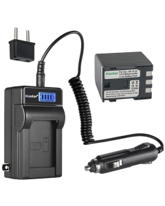 Kastar 1-Pack NB-2L24 Battery and LCD AC Charger Compatible with Canon NB-2L, NB-2LH, NB-2L12, NB-2L13, NB-2L14, NB-2L18, NB-2L24, BP-2L5, BP-2L12, BP-2L13, BP-2L14, BP-2L18, BP-2L24, CB-2LW, CB-2LWE