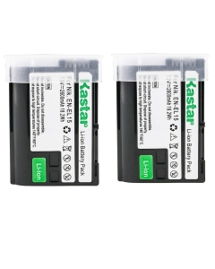 2 Replacement Nikon EN-EL15 ENEL15 Batteries Pack for Nikon D7000,D800, D800E, 1 V1 DSLR Cameras