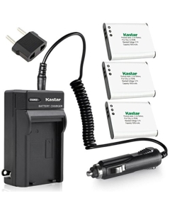 Kastar D-LI92 Battery (3-Pack) and Charger Kit for Ricoh Pentax D-LI92 Olympus LI-50B and Pentax Optio I-10, RZ10, RZ18, WG-1, WG-1 GPS, WG-2, WG-2 GPS, WG-3, WG-3 GPS, WG-4, WG-4 GPS, WG-10, X70