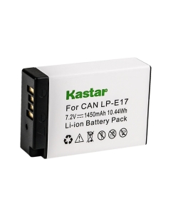 Kastar 1-Pack LP-E17 Battery 7.2V 1450mAh Replacement for Canon LP-E17 LP-E17H, 9967B02 Battery, Canon BG-E18, BG-E18 IR Battery Grip, Canon EOS 750D, EOS 760D, EOS 800D, EOS 850D, EOS 8000D Camera