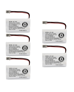 Kastar 5-Pack BBTY0651101 Model BT1007 Cordless Phone Battery for Uniden BT-1007 BT-1015, CEZAI2998 DECT1340 DECT1363 DECT1363BK DECT1363-2 DECT1480 Series DECT1560 DECT1580 DECT1588 EZAI2997 EZI2996