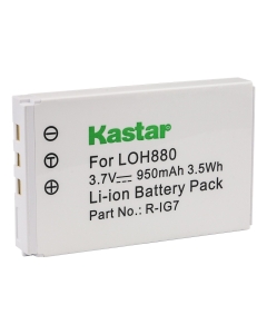 Kastar LOH880 Battery for Logitech R-IG7, Harmony One Harmony 720 850 880 885 880 Pro 890 Pro 900 Logitech 190304-0000 815-000037 AVL300s K43D M36B M41B 866165 866145 866207 AVL300 MCC AV100