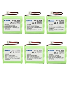 Kastar 6-Pack Battery Replacement for GE 27959GE6, 27992GE1, 27998GE1, Bell South TC749, TC919, TC920, TC929, TC930, TC945, Again & Again STB-912, STB912, Empire CPB-400D, CPB400D, CPH-482D, CPH482D