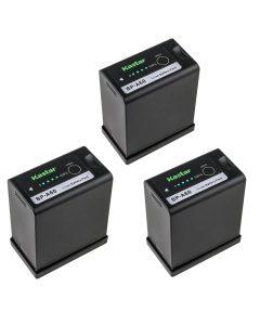 Kastar 3-Pack BP-A60 Battery 14.4V 6800mAh Replacement for Canon BP-A Series BP-A30 BP-A60 BP-A65 BP-A90 US 0870C002 Battery, Canon CG-A10 CG-A20 Charger
