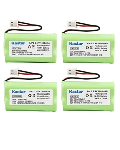 Kastar 4 Pack AAX2 2.4V Phone Battery for Sony: BP-T50, BPT50, BP-T51, BPT51, BP-TR10, BPTR10, Vtech: BT175242, BT-175242, BT275242, BT-275242, 6119, 6128, 6129, 89-1341-00-00, 8913410000