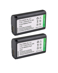 Kastar 2-Pack Battery Replacement for Panasonic DMW-BLJ31 DMWBLJ31 DMW-BLJ31e and Panasonic LUMIX S1, LUMIX S1R, LUMIX S1H, DMW-BGS1R, LUMIX S Series Digital Single Lens Mirrorless Cameras