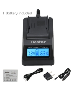 Kastar Fast Charger + NB-4L Battery (1X) for Canon SD40, SD30, SD200, SD300, SD400, SD430, SD450, SD600, SD630, SD750, SD780, SD940, SD960, SD1000, SD1100, SD1400, TX1, ELPH 100, 300, 310, 334, VIXIA