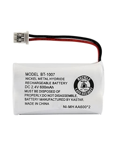 Kastar 1-Pack BT-1007 Battery Replacement for Uniden DECT 6.0 Phone DECT1340 DECT1363B DECT1363W DECT1363B-2 DECT1363W-2 DECT1400 DECT1480-2 DECT1480-3 DECT1480-4 DECT1480-5 DECT1560 DECT1560-2