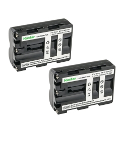 Kastar 2-Pack Battery NP-FM500HN 7.4V 2400mAh Replacement for Sony Camera DSLR-A200, DSLR-A200K, DSLR-A200W, DSLR-A200WB, DSLR-A300, α300, Alpha A300, DSLR-A300K, DSLR-A300K/N, DSLR-A300X, DSLR-A350