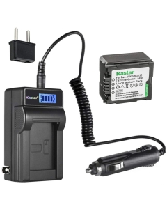 Kastar 1-Pack VW-VBG130 Battery and LCD AC Charger Compatible with Panasonic SDR-H79P, SDR-H80, SDR-H80A, SDR-H80K, SDR-H80P, SDR-H80PC, SDR-H80R, SDR-H80S, SDR-H90, SDR-H90K, SDR-H90P, SDR-H90PC