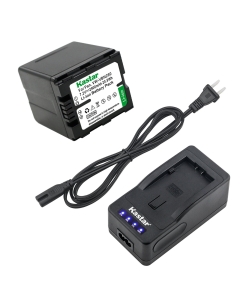 Kastar LED Super Fast Charger & Battery Replacement for Panasonic VW-VBN260 and Panasonic HC-X800, HC-X900, HC-X900M, HC-X910, HC-X920, HC-X920M, HDC-HS900, HDC-SD800, HDC-SD900, HDC-TM900 Cameras