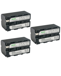 Kastar 3-Pack NP-F770 Battery 7.4V 5800mAh Replacement for CCD-TRV47 CCD-TRV48 CCD-TRV49 CCD-TRV51 CCD-TRV510 CCD-TRV517 CCD-TRV54 CCD-TRV55 CCD-TRV56 CCD-TRV57 CCD-TRV58 CCD-TRV59 Camera