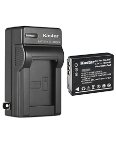 Kastar 1-Pack Battery and AC Wall Charger Replacement for Panasonic CGA-S007 CGA-S007A CGA-S007A/1B CGA-S007E, CGR-S007, DMW-BCD10 Battery, Panasonic DE-A26, DE-A45, DE-A45BC, DE-A46 Charger