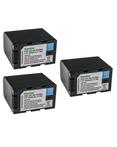 Kastar BN-VC296G 3-Pack 7.4V 10500mAh Li-ion Battery Replacement for JVC Connected CAM GY-HC500E GY-HC500U, JVC GY-HC500SPC Connected Cam 4K Handheld Camcorder, JVC GY-HC 550 GY-HC 550E Camcorder