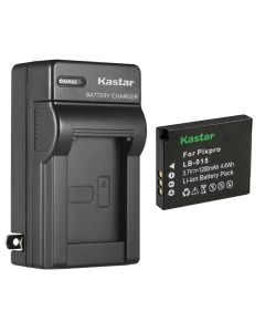 Kastar 1-Pack LB015 Battery and AC Wall Charger Replacement for Kokad LB-015 Rechargeable Lithium-ion Battery and Kokad PIXPRO WPZ2 Digital Camera