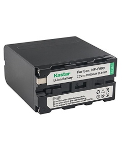 Kastar NP-F990 Battery, 7.2V 11600mAh Replacement for NP-F975 NP-F970 NP-F960 NP-F950 NP-F930 NP-F770 NP-F750 NP-F730 NP-F570 NP-F550 NP-F530 NP-F330 Battery, On-Camera Field Monitor, LED Video Light