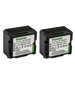 Kastar 2-Pack Battery Replacement for Panasonic HDC-SD700, HDC-SD707, HDC-SDT750, HDC-SDT750K, HDC-SX5, HDC-SX5EB-S, HDC-SX5EG-S, HDC-SX5GCS-S, HDC-SX5GK, HDC-TM10, HDC-TM10K, HDC-TM10S, HDC-TM15