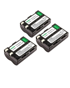 Kastar 3-Pack EN-EL3A Battery Replacement for Nikon EN-EL3, EN-EL3a Battery, Nikon MH-18, MH-18a, MH-19 Charger, Nikon D50, D70, D70s, D100, D100 SLR Cameras