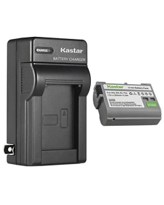 Kastar 1 Pack Battery and AC Wall Charger Compatible with Nikon EN-EL15 Nikon EN-EL15a Battery, Nikon MH-25 Nikon MH-25A Charger, Nikon 1 V1 Nikon D500 Nikon D600 Nikon D610 Nikon Z6 Nikon Z7 Camera