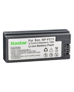 Kastar 1-Pack NP-FC11 Battery 3.7V 1100mAh Replacement for Sony NP-FC11 NP-FC10 Battery, Sony BC-VC10 Charger, Sony Cybershot DSC-P8L, Cybershot DSC-P9 Camera