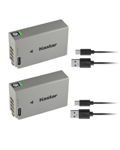 Kastar 2-Pack EN-EL20D Type-C Rechargeable Battery Replacement for Nikon EN-EL20 EN-EL20a, Coolpix P950, Coolpix P1000, Coolpix P1100, Coolpix A, 1 AW1, 1 J1, 1 J2, 1 J3, 1 S1, 1 V3, DL24-500