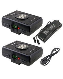 Kastar BP-C160 Gold Mount Battery + Dual D-Tap Charger Replacement for Blackmagic Design URSA Mini 4.6K Digital Cinema Camera, Blackmagic Design URSA 4K v1 Digital Cinema Camera