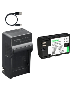 Kastar 1-Pack Battery and AC & USB-C Charger, Compatible with Canon LP-E6P, for EOS R5 Mark II Camera