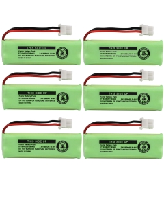 Kastar 6Pack BT183482 / BT283482 Cordless Phone Battery Ni-MH 2.4V 600 mAh Replacement for Vtech LS6475-3 Vtech DS6401 DS6421 DS6422 DS6472 LS6405 LS6425 LS6426 LS6476 Vtech 89-1348-01-00 DECT Handset