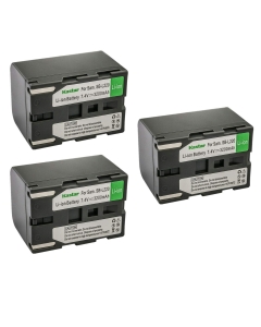 Kastar 3-Pack SB-L220 Battery Replacement for Samsung VP-D903, VP-D93, VP-D97, VP-D99 VP-D99i, SC-D130, SC-D180, SC-D190, SC-D20, SC-D21, SC-D22, SC-D23, SC-D24, SC-D27, SC-D29, SC-D31 Camcorder