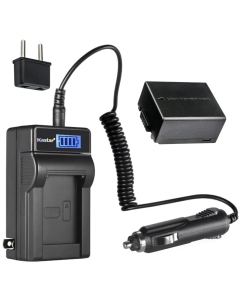 Kastar 1-Pack DMW-BLB13 Battery and LCD AC Charger Compatible with Panasonic DMW-BLB13E DMW-BLB13GK DMW-BLB13PP Battery, Panasonic DE-A49 DE-A49A DE-A49B DE-A49C Charger, Lumix DMC-G1 G2 G10 GF1 GH1