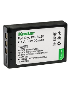 Kastar Digital Camera Battery Replacement for Olympus E-400, E-420, E-450, E-600, E-620, E-P1, E-P2, E-P3, E-PL1, E-PL3, E-PM1, EVOLT E-410, Compatible Part Numbers: BLS-1, PS-BLS1