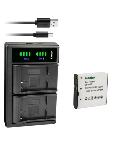 Kastar 1-Pack Battery and LTD2 USB Charger Replacement for Rich DVH Series DVH-R30, DVH-R50, DVH-R55, DVH-566, DVH-566II, DVH-592+, DVH-592II, Pamiel HD Series HD-17A, HD-51B