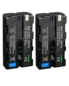 Kastar NP-F580 Battery 7.4V 3500mAh Replacement for Bosma G1 Pro 8K Camera (MFT), Bosma NP-F570 NP-F770 NP-F970 Battery (2-Pack)