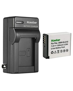 Kastar 1-Pack DMW-BLG10 Battery and AC Wall Charger Replacement for Panasonic Lumix DMC-GF5, Lumix DMC-GF6, Lumix DMC-GF6K, Lumix DMC-GF6R, Lumix DMC-GF6T, Lumix DMC-GF6W, Lumix DMC-GF6X Camera