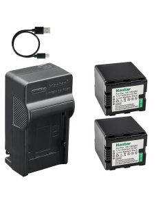 Kastar 1-Pack Battery and AC & USB-C Charger, Compatible with Panasonic VW-VBN070 VW-VBN130 VW-VBN260 for HC-X800 HC-X900 HC-X920 Camcorders