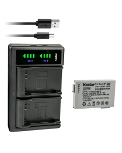Kastar 1-Pack Battery and LTD2 USB Charger Replacement for Canon DC220, DC230, iViS DC22, iViS DC50, iViS DC200, Elura 100, FVM300, IXY DVS1, MVX1Si, MVX430, MVX450, MVX460, Optura S1, VIXIA HR10