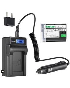 Kastar 1-Pack EN-EL15 Battery and LCD AC Charger Compatible with Nikon 1 V1, D500, D600, D610, D750, D780, D800, D800E, D810, D810A, D850, D7000, D7100, D7200, D7500, Z 6, Z6, Z 7, Z7, Z 7 Q3, Z7Q3
