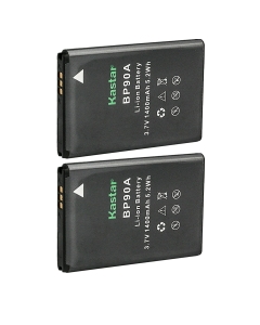 Kastar 2-Pack Battery Replacement for Samsung BP-90A BP90A IA-BP90A Battery, Samsung HMX-E10, HMX-E10WP, HMX-E10BP, HMX-E10OP Digital Cameras