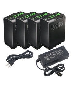 Kastar BP-U100 Battery 4 Pack and D-Tap Rapid Charger for Sony BP-U30 BP-U35 BP-U60 BP-U60T BP-U66 BP-U65 BP-U68 BP-U70 BP-U90 BP-U95 BP-U96 BP-U98 BP-U100 Battery, Sony BC-U1 BC-U2 BC-CU1 Charger