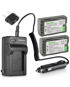 Kastar Battery (X2) & AC Travel Charger for Panasonic CGR-D08 D08S CGR-D14 CGR-D16 D16S CGR-D28 D28S, CGR-D120 CGR-D210 CGR-D220 CGR-D320 & AG Series AJ-PCS060G DZ-MX5000 NV Series PV Series VDR-M20