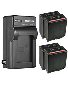 Kastar 4-Pack Battery and AC Wall Charger Replacement for Panasonic VW-VBG6 VW-VBG6GK VW-VBG6-K VW-VBG6PPK, CGA-E625, VW-VBG6 Pro Battery, Panasonic DE-A38, VSK0631, VSK0698 Charger