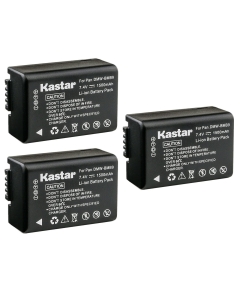 Kastar 3-Pack DMW-BMB9 Battery Replacement for Panasonic Lumix DMC-FZ72, Lumix DMC-FZ100, Lumix DMC-FZ150, Lumix DC-FZ80, Lumix DC-FZ85 Camera