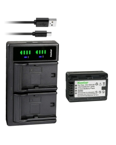Kastar 1-Pack VW-VBK180 Battery and LTD2 USB Charger Replacement for Panasonic SDR-T50, SDR-T50K, SDR-T50P, SDR-T50PC, SDR-T55, SDR-T55P, SDR-T55PC, SDR-T55K, SDR-T70, SDR-T70K, SDR-T70P, SDR-T71