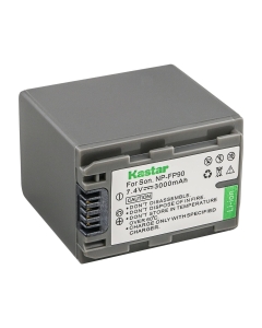 Kastar 1-Pack Battery NP-FP90 / NP-FP91Replacement for Sony DCR-SR50, DCR-SR60, DCR-SR70, DCR-SR80, DCR-SR90, DCR-SR100, HDR-HC3, HDR-HC3E, DCR-DVD103, DCR-DVD105, DCR-DVD202 Camera