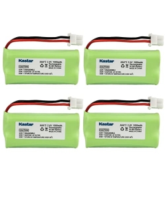 Kastar 4-Pack Battery Replacement for Vtech CS6509-16 CS6509-17 CS6509-19 CS6519 CS6519-14 CS6519-15 CS6519-16 CS6519-2 CS6529 CS6529-2 CS6609 CS6619 CS6619-2 CS6629 CS6629-2 CS6629-3 CS6649 CS6649-2
