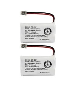Kastar 2-Pack BT-1007 Battery Replacement for Panasonic HHR-P506, HHR-P506A, HHR-P506A1B, KX-TGA400B, KX-TGA420B, PQHHR150AAZ1, PQHHR150AA21, PQP506SVC, MHP506A, HSCO506, HSCOC06 Cordless Phone