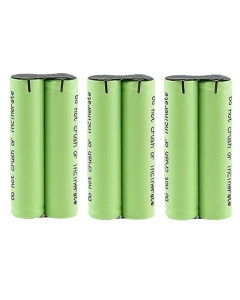 Kastar 3-Pack 2.4V 1000mAh Ni-MH Rechargeable Battery Replacement for Philip Sonicare HX6210, HX6210-02, 4235-010-20455, 423501020455, Waterpikk SR-3000 & WP-900 Toothbrush (Some)