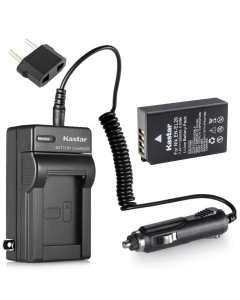 Kastar Battery (1-Pack) and Charger Kit for Nikon EN-EL20, EN-EL20a and Nikon Coolpix A, Nikon 1 AW1, Nikon 1 J1, Nikon 1 J2, Nikon 1 J3, Nikon 1 S1, Nikon 1 V3, and Blackmagic Pocket Cinema Camera