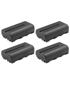 Kastar 4-Pack NP-F550 / NP-F570 Li-ion Battery 7.4V 2900mAh Replacement for FEELWORLD F5 PRO V2 5.5 INCH Touch Screen, F5 Pro V3 5.5" Touch Screen 3D LUT 4K HDMI DSLR Camera Field Monitor